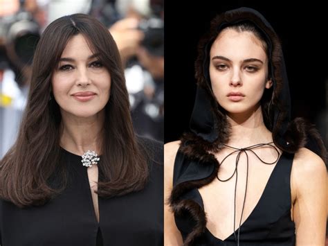 black porn mom and daughter|Monica Bellucci's gorgeous lookalike daughter, 19, displays model .